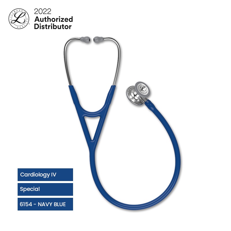 3M Littmann Cardiology IV Stethoscope / Stetoskop - NAVY BLUE - 6154