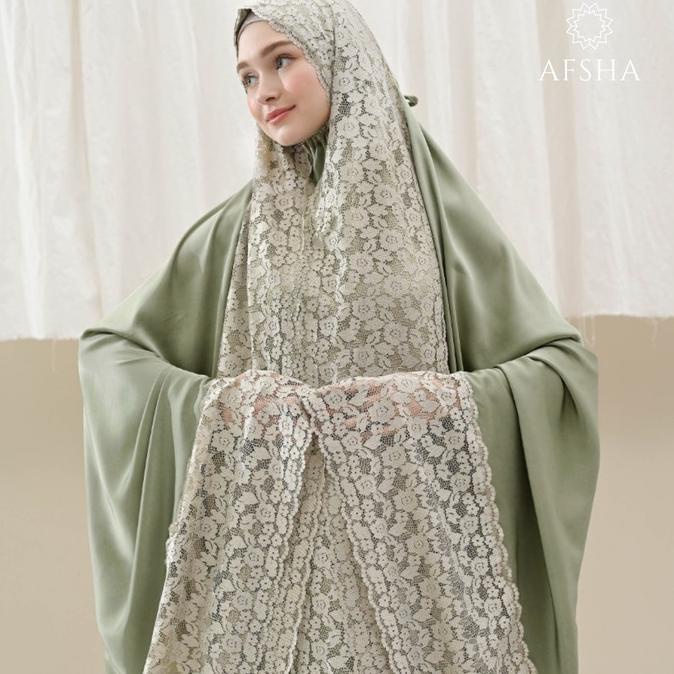 Mukena Afsha Silk Premium Afsha Hampers With Box