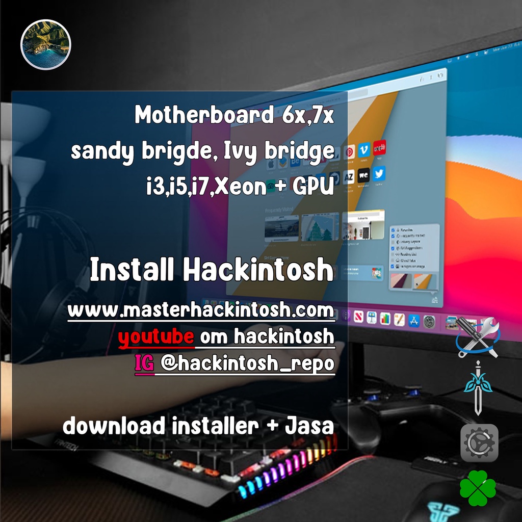 install mac OS hackintosh ivy bridge