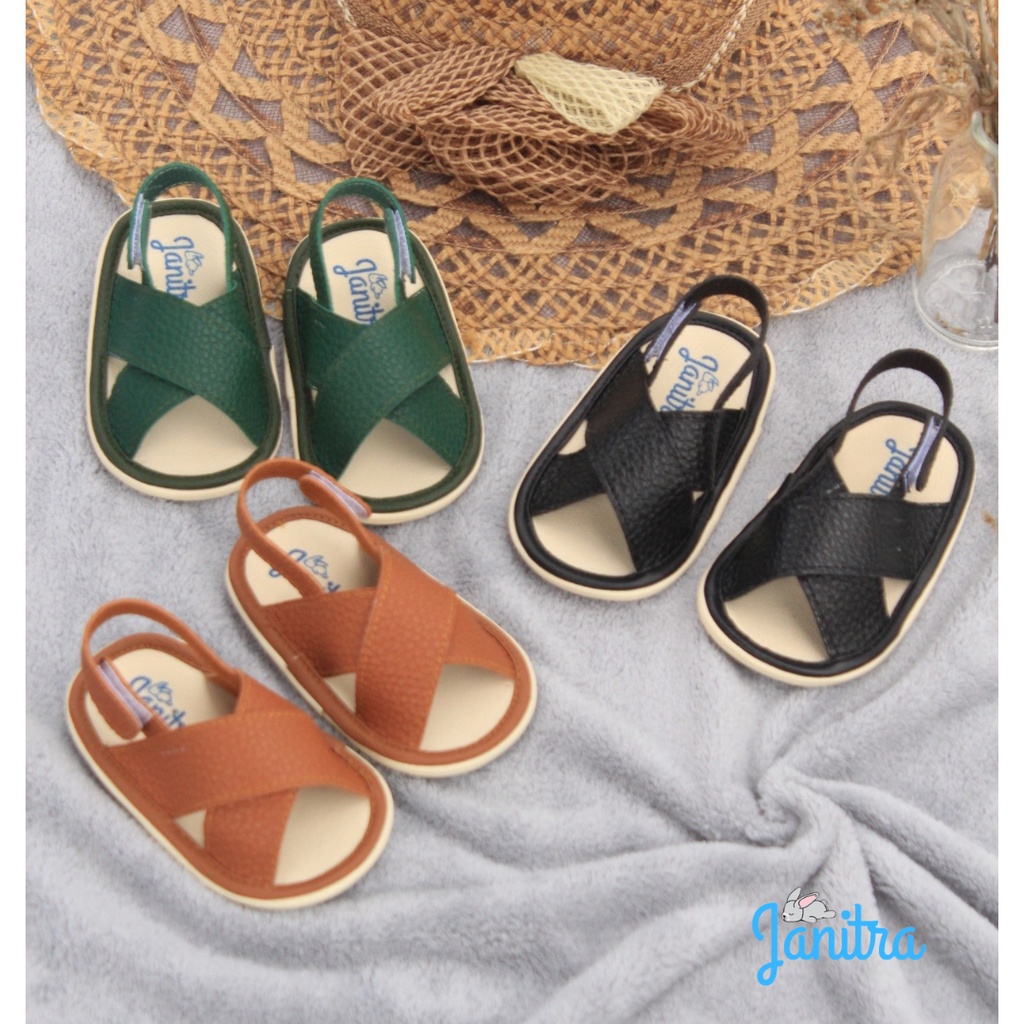 Janitra sandal silang bayi gendong merangkak dan belajar jalan baby shoes 1-15 bulan  code: sb silang