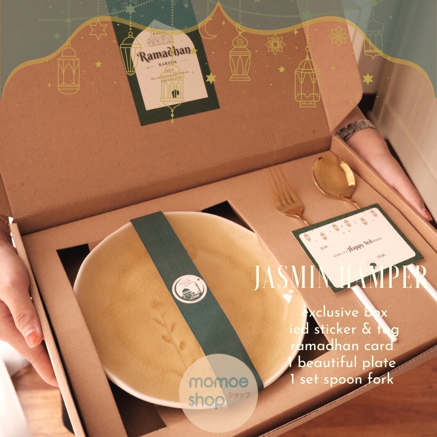 

Paket hampers lebaran idul fitri parcel kado ramadhan gift premium plate piring tableware hamper ied parsel japanese bingkisan alat makan peralatan dinnerware set