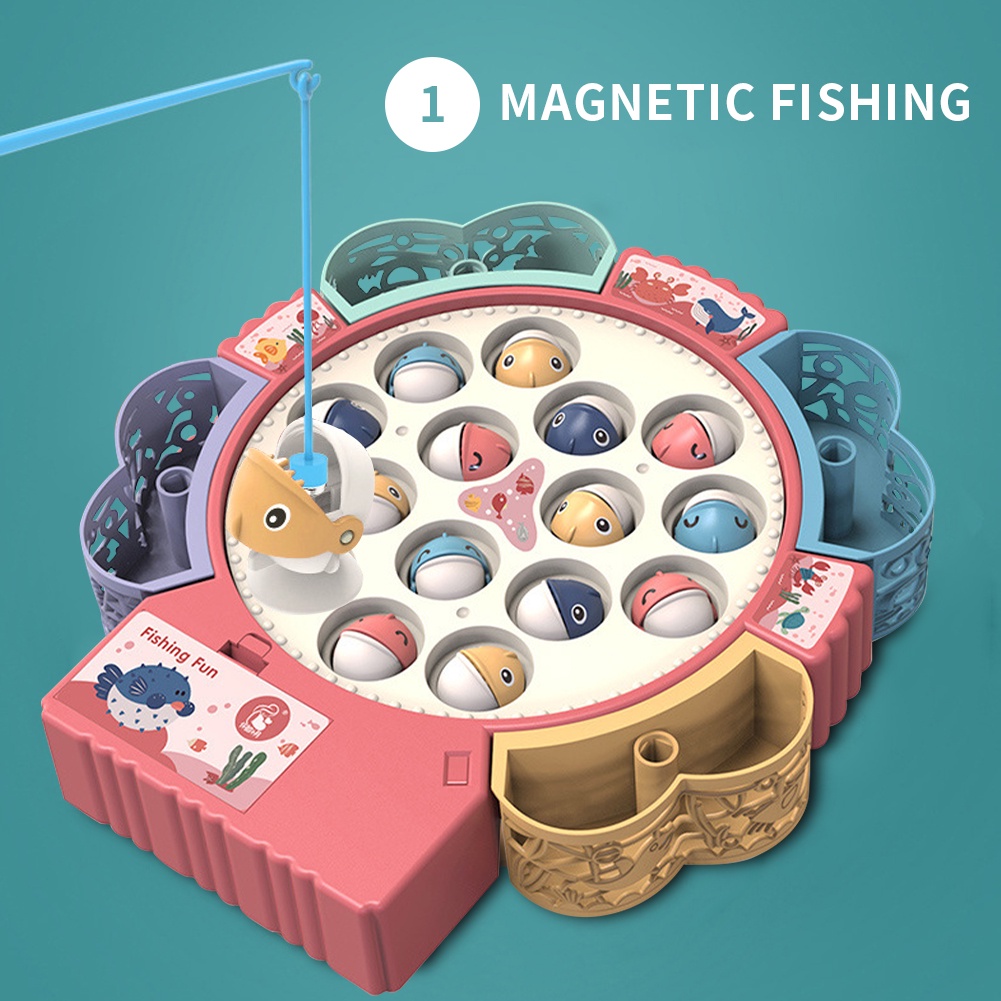 Mainan Anak FISHING GAME 38PCS Mainan Pancingan Ikan Anak Ukuran Jumbo Mainan Anak