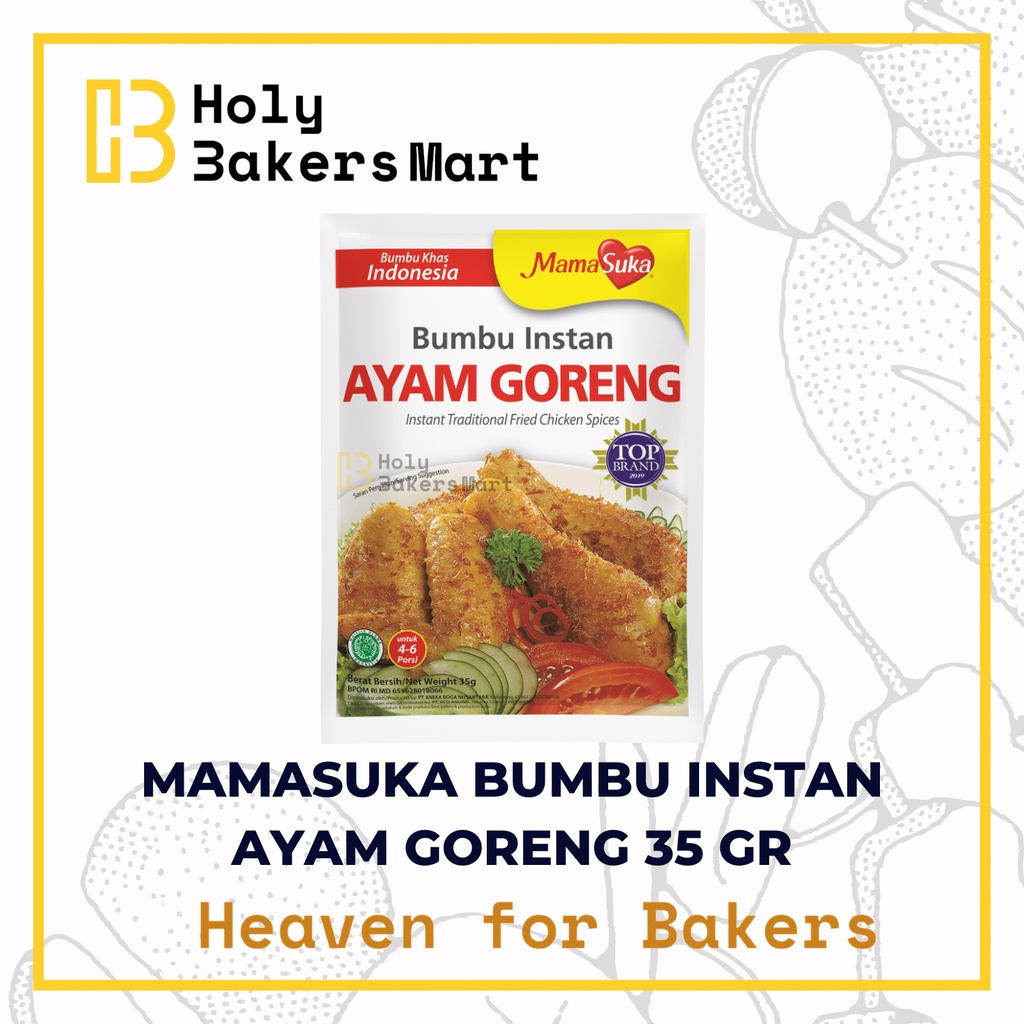 

MAMASUKA BUMBU INSTAN AYAM GORENG 35GR / MAMASUKA / BUMBU INSTAN
