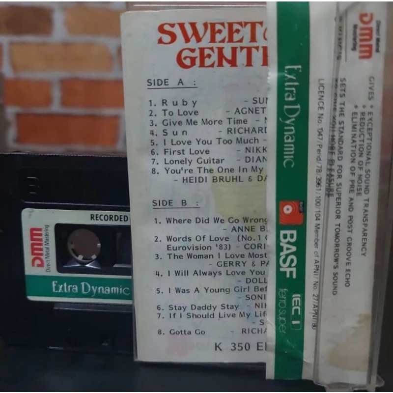 Kaset Pita Sweet&amp;Gentle 3