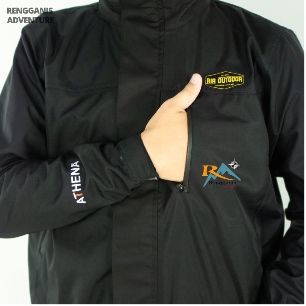 JAKET GUNUNG RIR OUTDOOR WATERPROOF INNER MESH JARING GORETEX LOKAL HIKING OUTDOOR GUNUNG