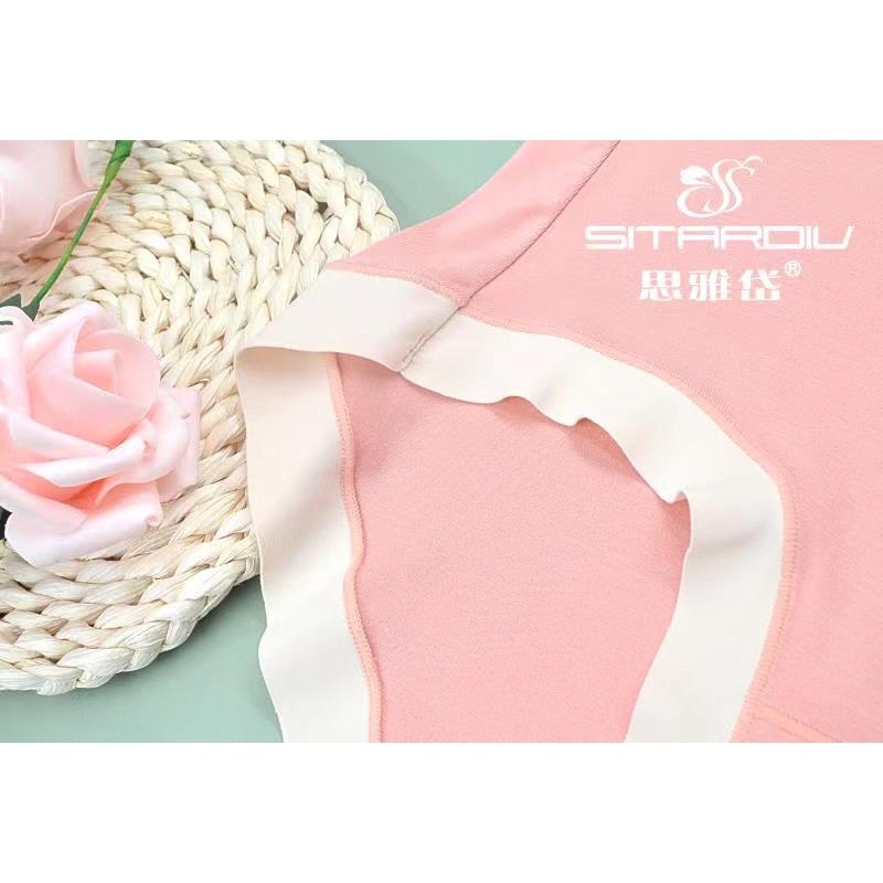 [CUCI GUDANG]#35144 Celana dalam wanita List Putih bahan katun lembut premium seamless soft CD cewe nyaman dipakai halus  elastis awet adem underwear hingga pinggangpolos celana renda motif woman under wear kolor bahan adem nyaman digunakan