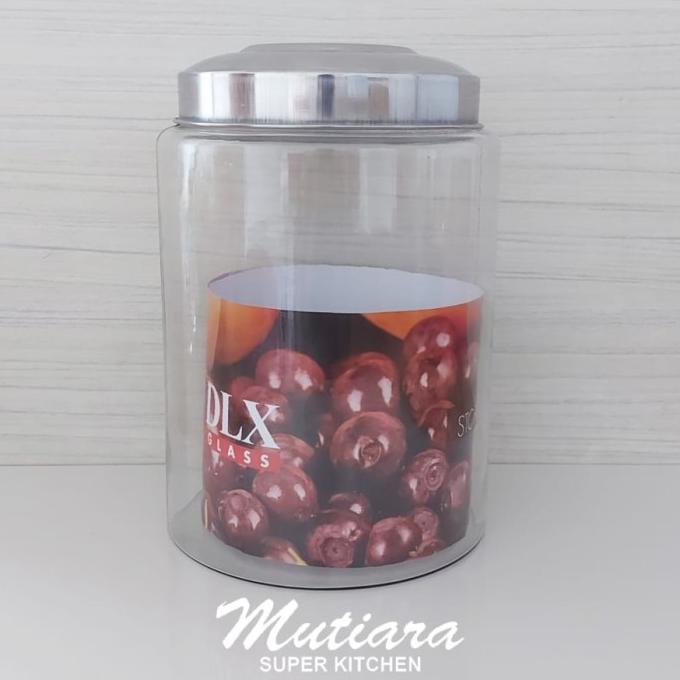 Toples Asinan Toples Kerupuk Toples Kaca Jumbo DLX 15L