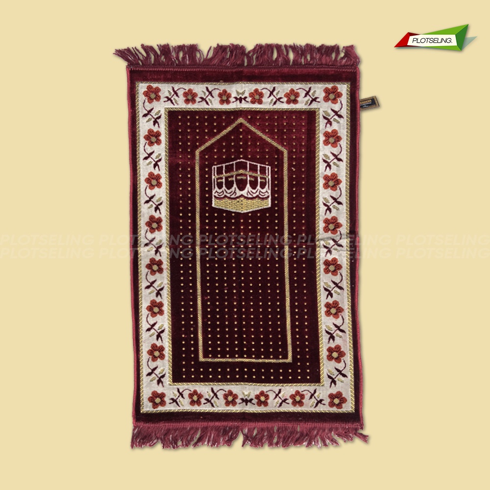 Sajadah Turkey Tebal MARHABBA Midi Ukuran 53 x 105 cm Sajadah Turki Motif Dewasa Sejadah Travel Sholat