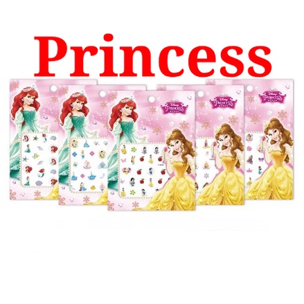 Stiker sticker kuku nail art anak princess disney mainan