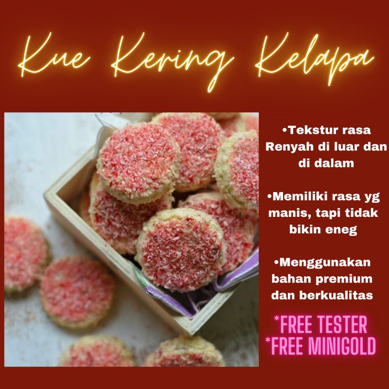 

Kue Kering Kelapa / Kue kering / Hampers / Promo / Kuker