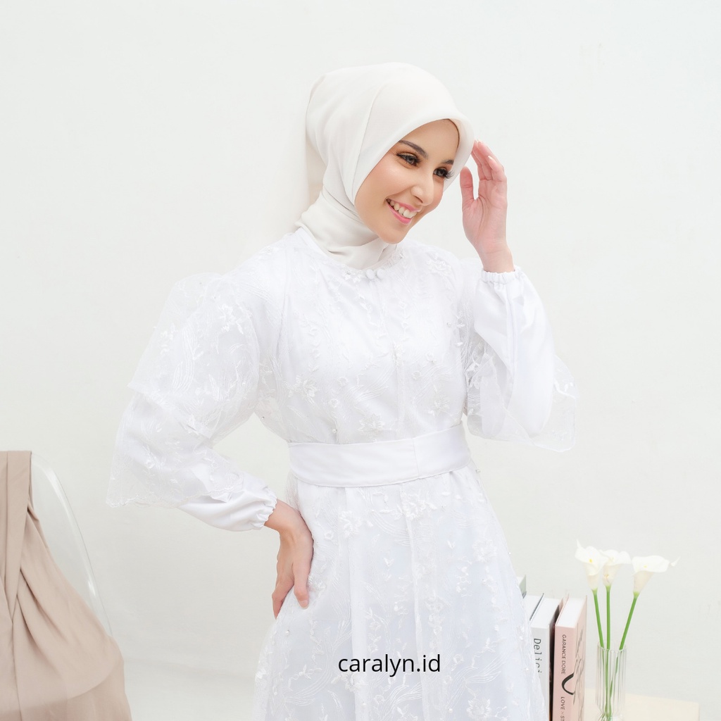 GAMIS MAXI LEBARAN RHEIN DRESS INNER+OUTER