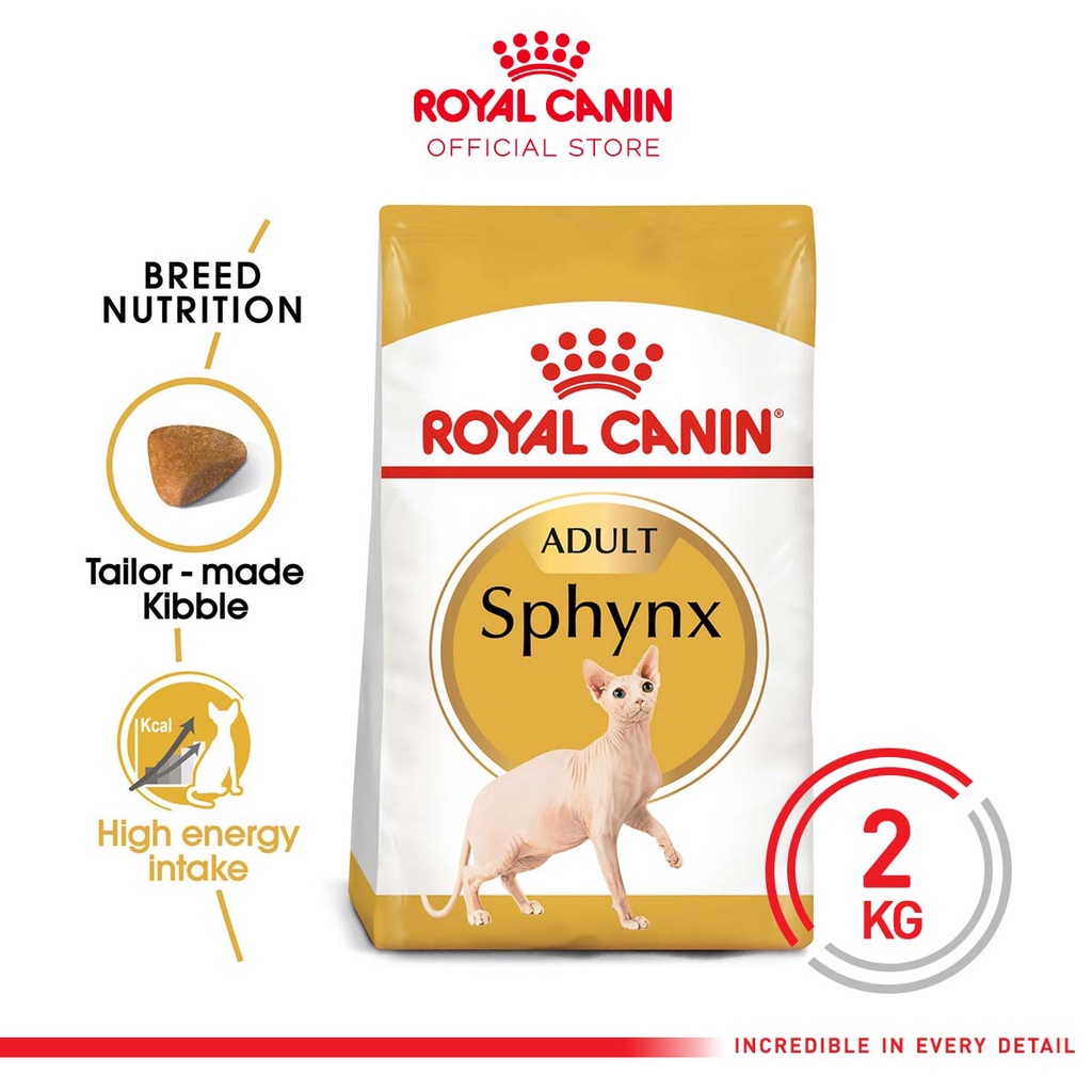 ROYAL CANIN SPHYNX 2KG CAT DRY FOOD / MAKANAN KUCING ROYAL CANIN SPHYNX 2 KG