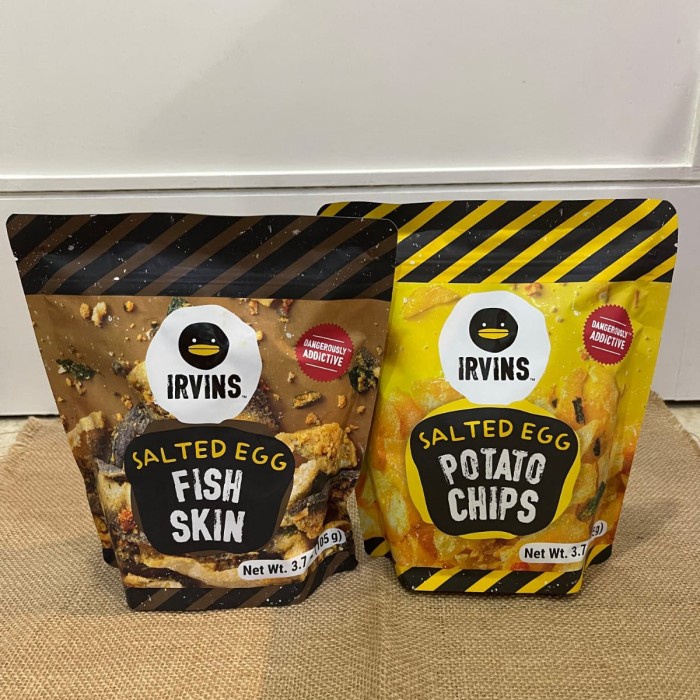 

Terlaris Irvins Salted Egg Fish Skin 105 G