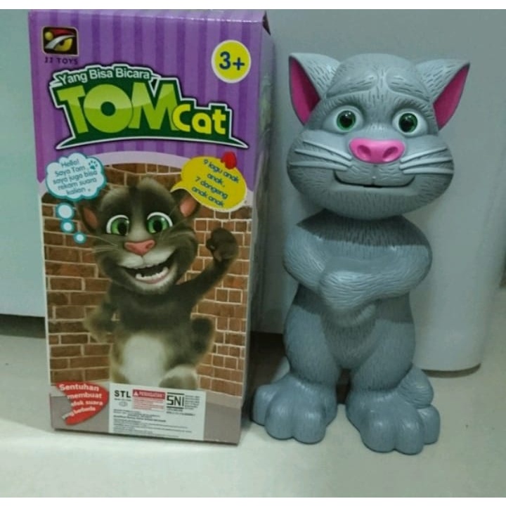 Mainan Anak Talking Tom Kucing Bisa Bicara 3903 /Mainan Tom Cat Bisa Bernyanyi Dan Bercerita