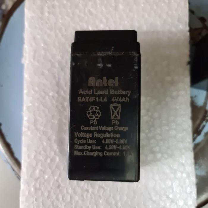 batu baterai aki kering carger 4v 4volt 4000mah 4 v volt 4000 mah