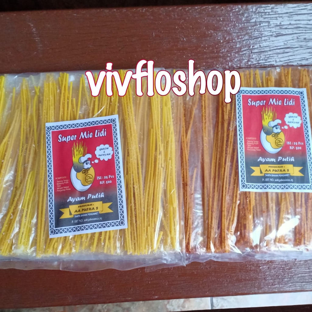 

Mie Lidi / Mi Lidi (kemasan isi 25)