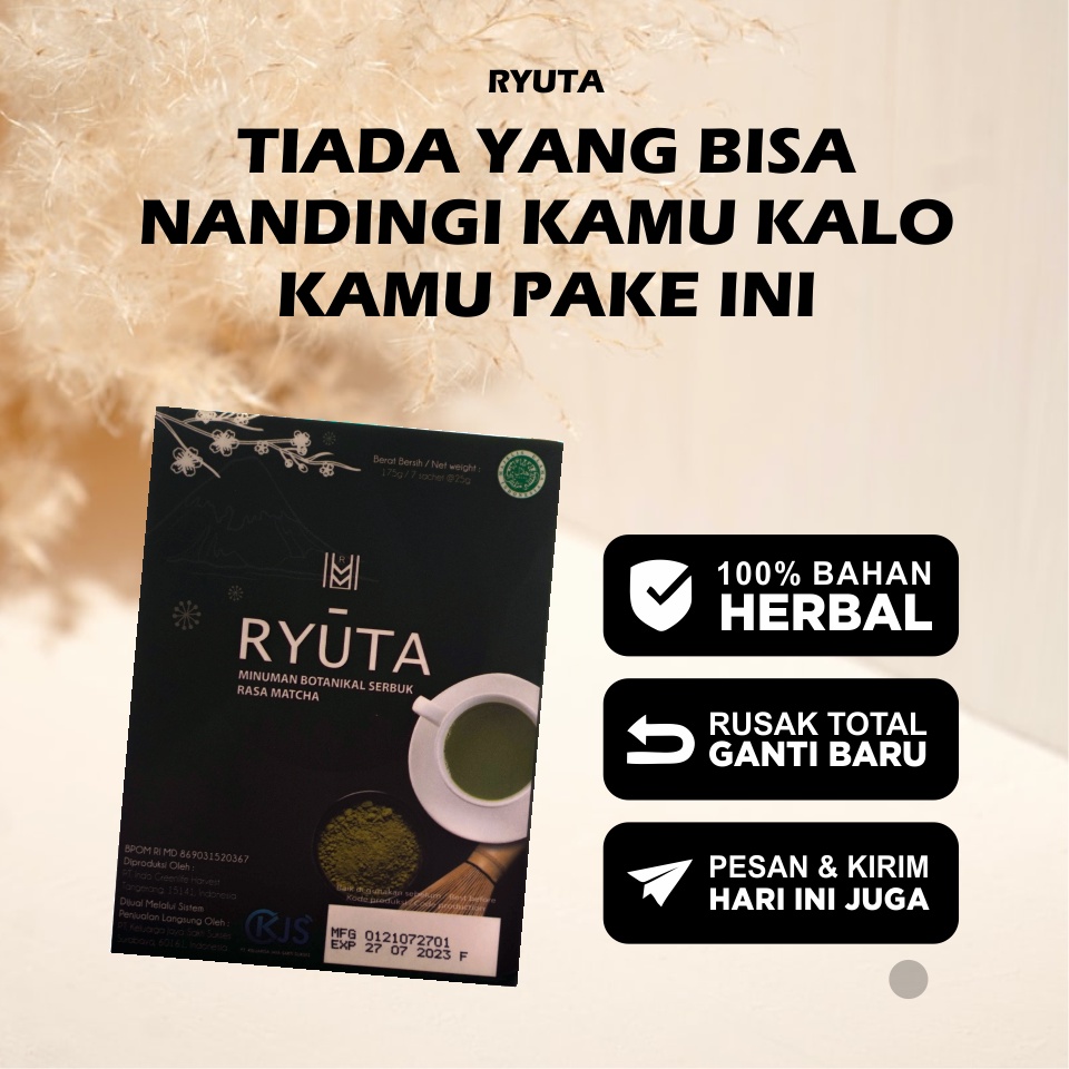 Minuman Teh Penambah Stamina Pria Dewasa TEH RYUTA Obat Kuat Tahan Lama Pria Atasi Ejakulasi Dini Pe