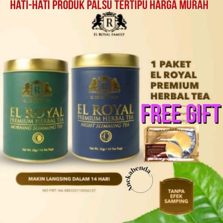 

【flashϟsale】 (FREE GIFT) EL ROYAL PREMIUM HERBAL TEA / TEH HERBAL UNTUK KESEHATAN / 1 PAKET ISI MORNING & NIGHT
