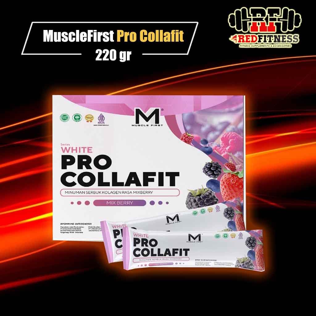 M1 Muscle First Pro Collafit - Collagen Drink 220gr / MuscleFirst Kolagen Beauty Drink 11 Sachet