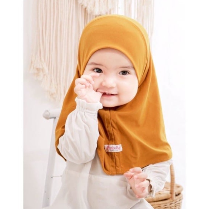 20+ WARNA (CLARISSA) Clarissa Hijab Baby 0-3th / Jilbab Anak Basic Jersey