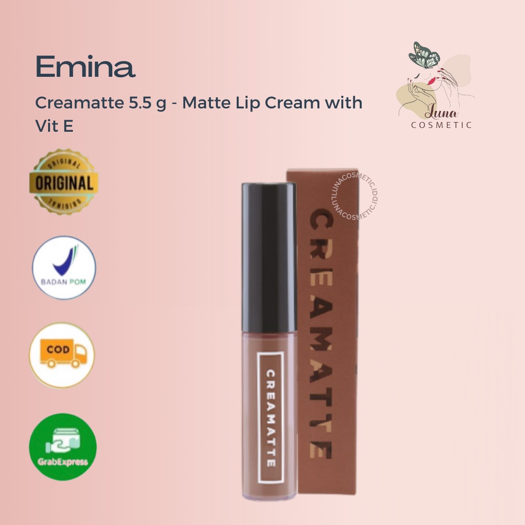 Emina Creamatte 5.5 g - Matte Lip Cream with Vit E