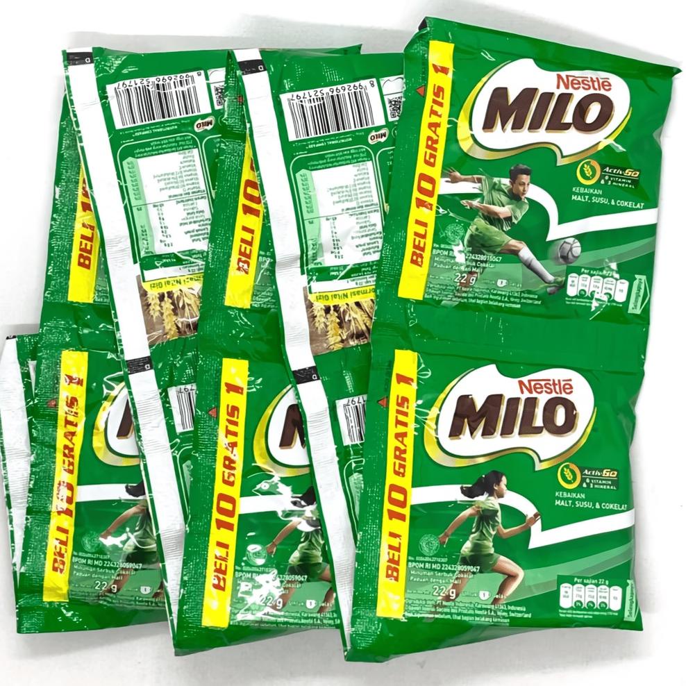 

✨11.11✨ MILO Active Go Susu Bubuk Sachet 22 gr RENCENG (ISI 11 pc)