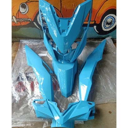 BODI HALUS HONDA BEAT NEW FI ESP ECO STREET 2019 BIRU CREAMY CUSTOM WARNA MODIFIKASI