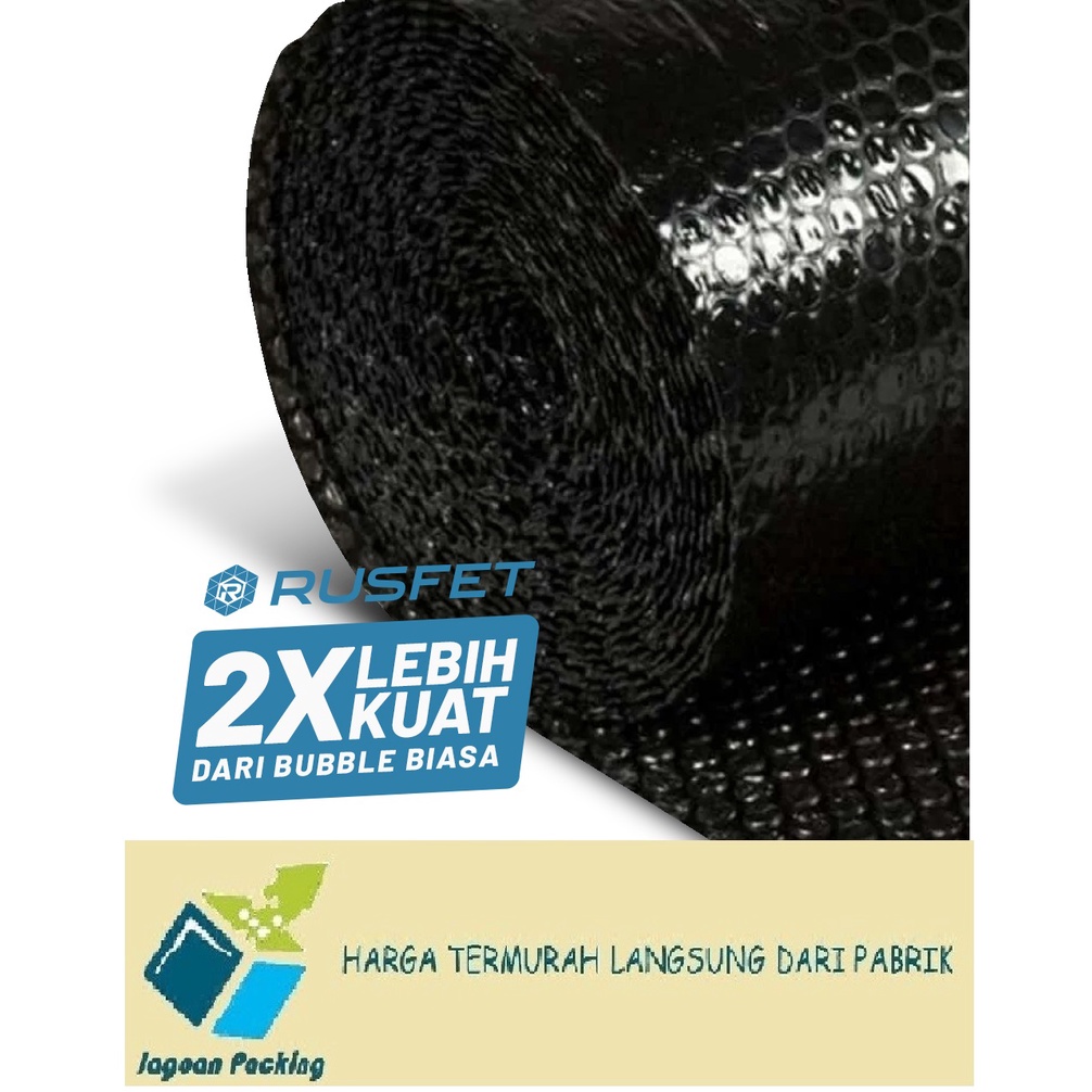 BUBBLE WRAP ROLL HITAM / BENING SPESIAL RUSFET 125 cm x 50 M ( 3 kg )