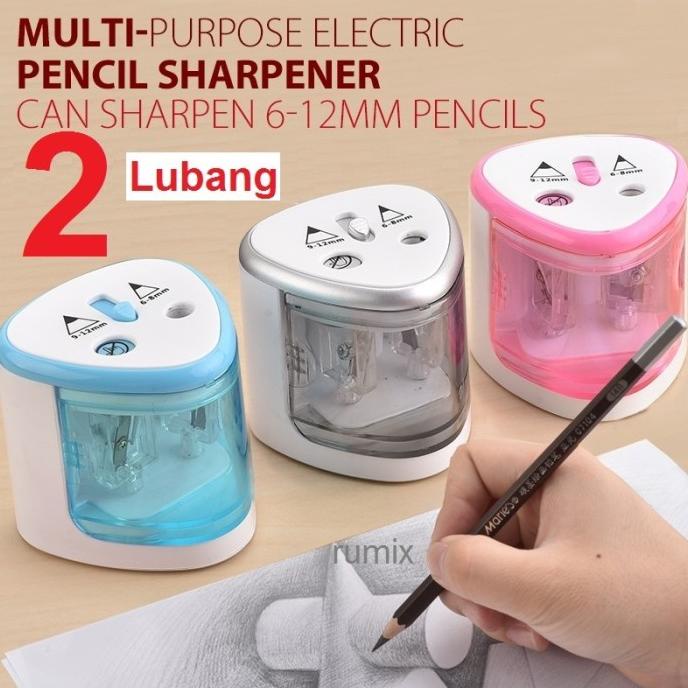 

Rautan Serutan Electric Pencil Pensil Otomatis Elektrik Sharpener