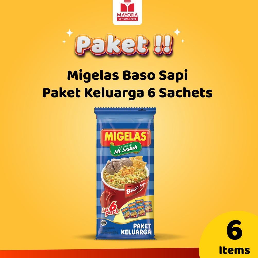 

>V44859) Migelas Baso Sapi Paket Keluarga 6 Sachets