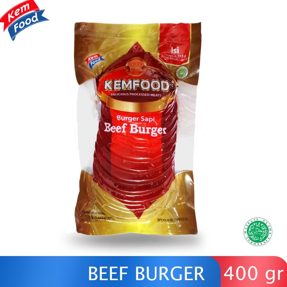 

✔️ Kemfood Beef Burger - Daging Sapi Untuk Burger 400gr