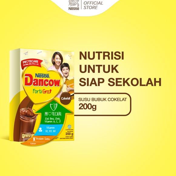 

COD✔️ DANCOW Fortigro Coklat Susu Bubuk Susu Anak 200g
