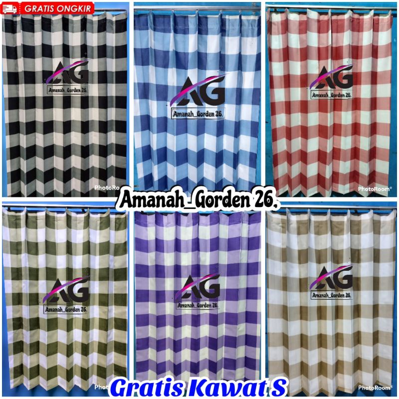 Gorden Emily Terbaru Model Plisket Kawat S gordeng emily gorden jendela gordeng pintu horden model p