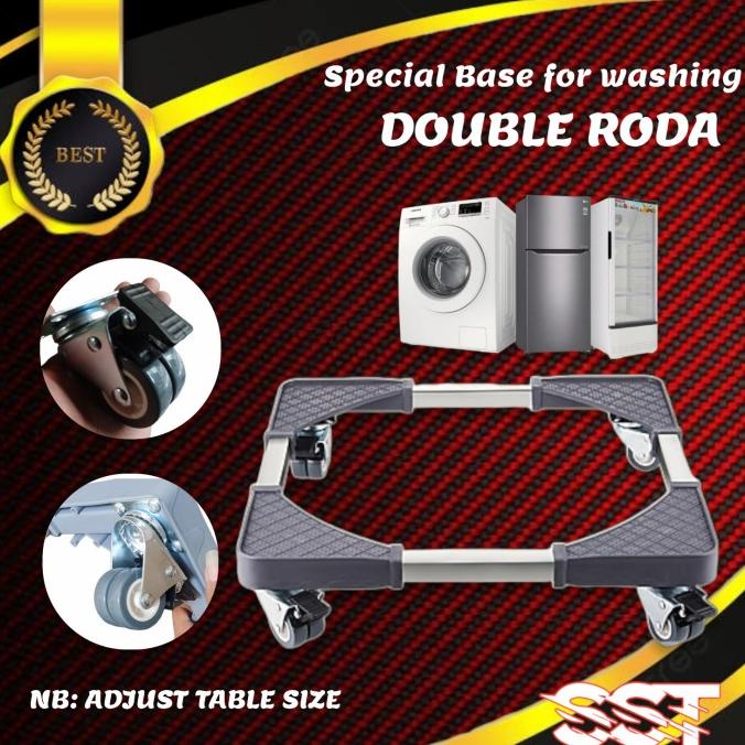 Roda kulkas Alas kulkas Alas mesin cuci alas lemari es Doble roda