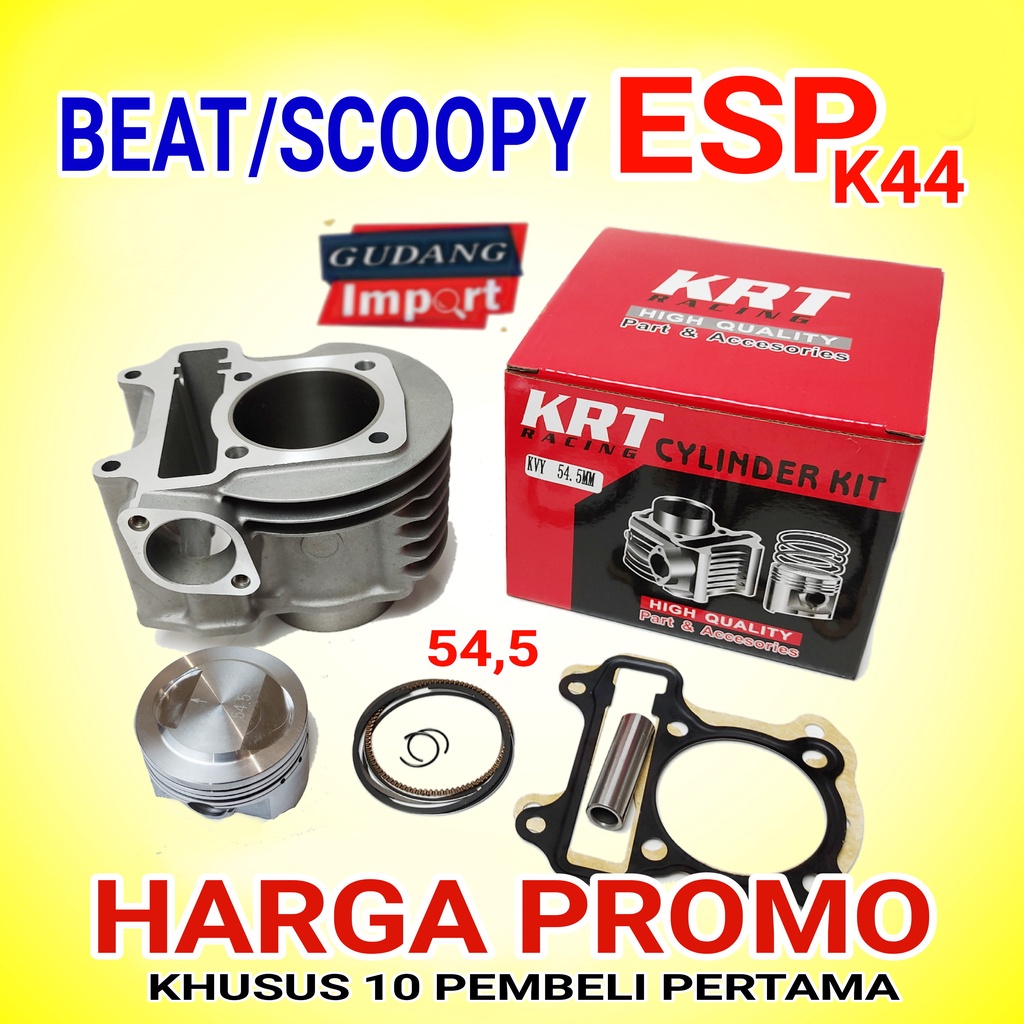 BLOK SEHER PAKET BORING BORE UP BOREUP BEAT SCOOPY ESP K44 KRT RACING