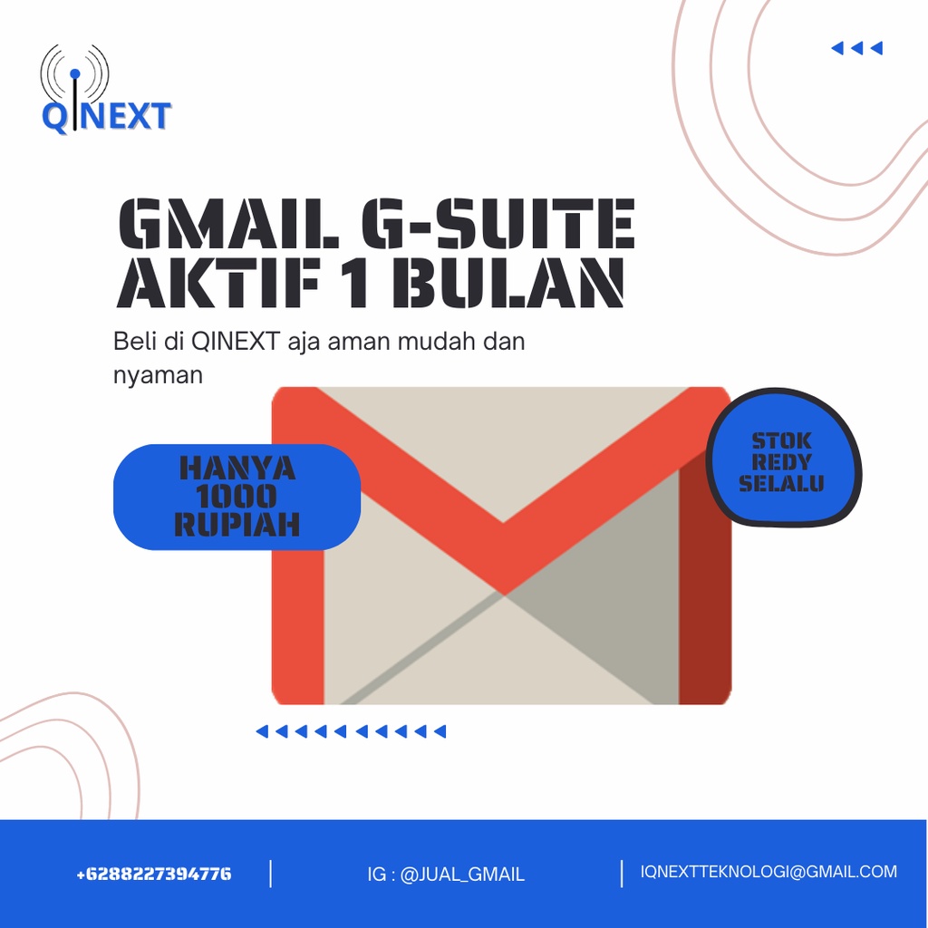 gmail gsuite non otp aktif 1 bulan