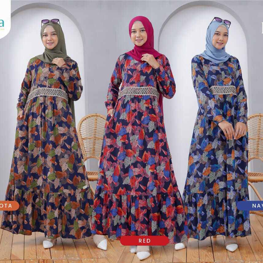 Gamis Dress Folia FG227 Terbaru