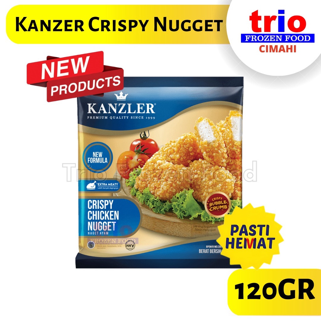 

Kanzler Crispy Nugget - 120gr Promo Hemat