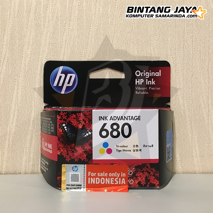 Cartridge Printer HP 680 Color/Warna