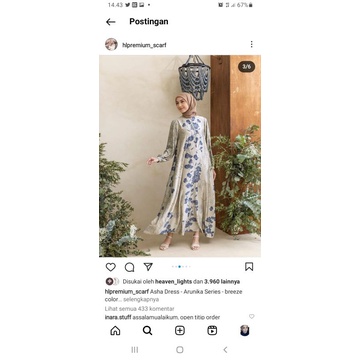 ASHA PLEATS DAN ASHA DRESS BREEZE XL HEAVENLIGHTS SERIES ARUNIKA