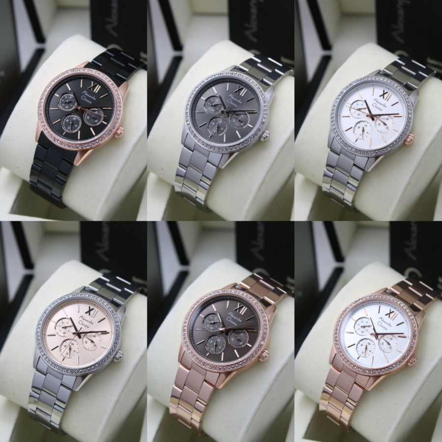 JAM WANITA ALEXANDRE CHRISTIE AC 2A46 AC2A46 RANTAI TERBARU ORIGINAL