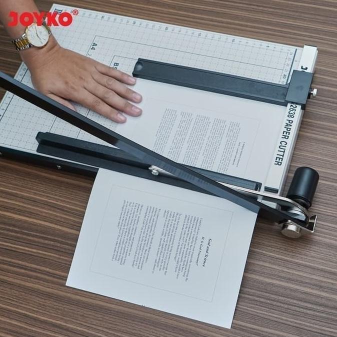 

Pemotong Kertas JOYKO PC-2638 Paper Cutter F4 FOLIO LETTER PC2638 JUAL