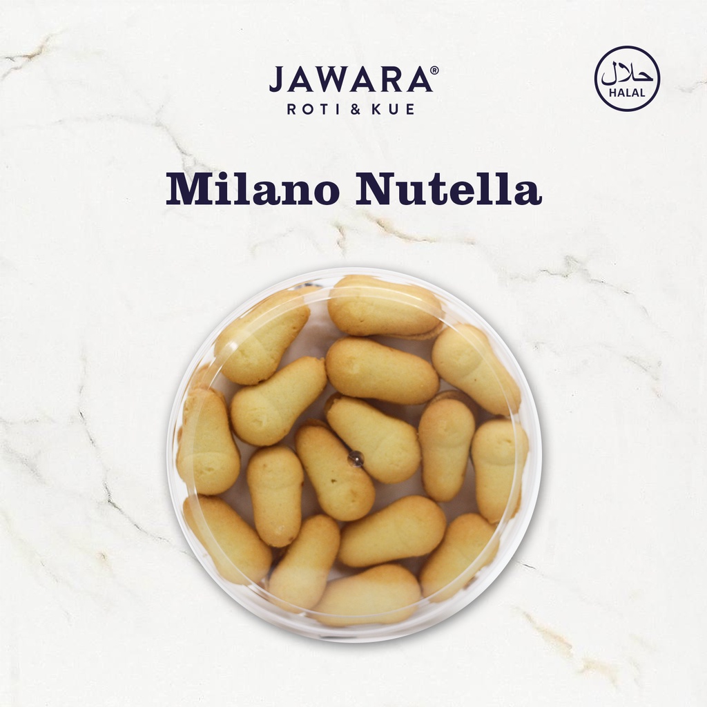 

Milano Nutella Cookies 230gr - Hampers Kue Kering Parcel Halal - Jawara Roti