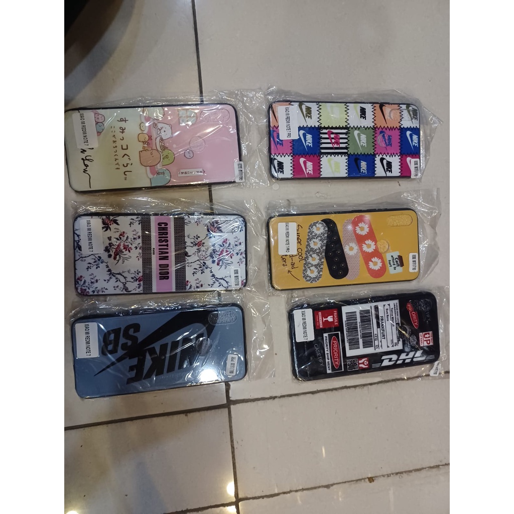 Case HP Motif Mix Xiaomi Redmi Note 7 Softcase Handphone Aneka Gambar Aksesoris Handphone HP OCEANMART OCEAN MART Murah   Grosir