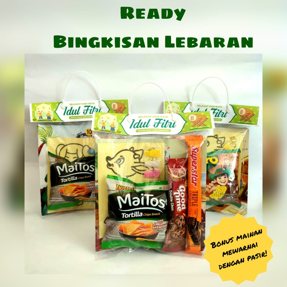 

Bingkisan Jajanan Anak / Hampers Lebaran Anak / Hadiah Lebaran / Bingkisan Lebaran / Paket Snack Ulang Tahun