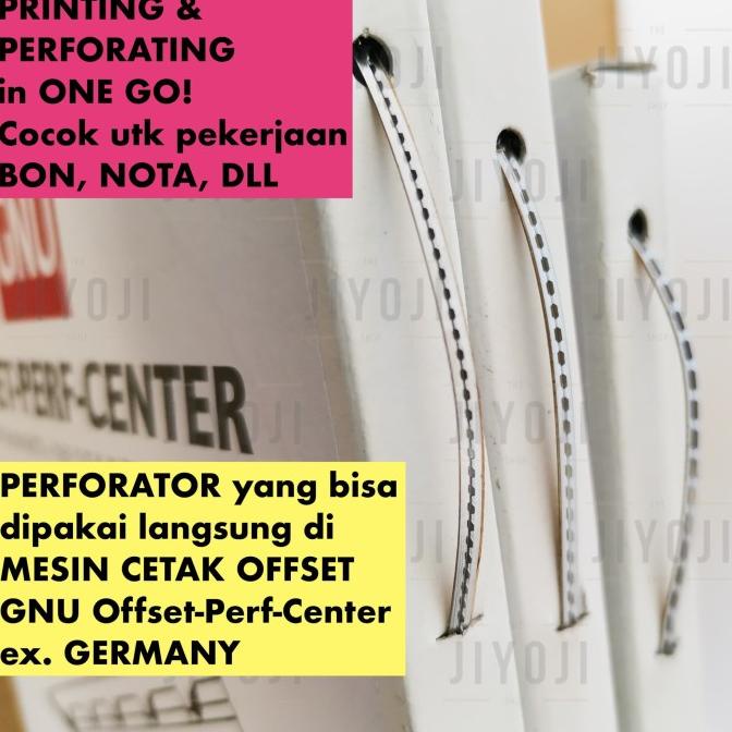 

Perforator untuk Mesin Cetak Offset - GNU Offset-Perf-Center SALE