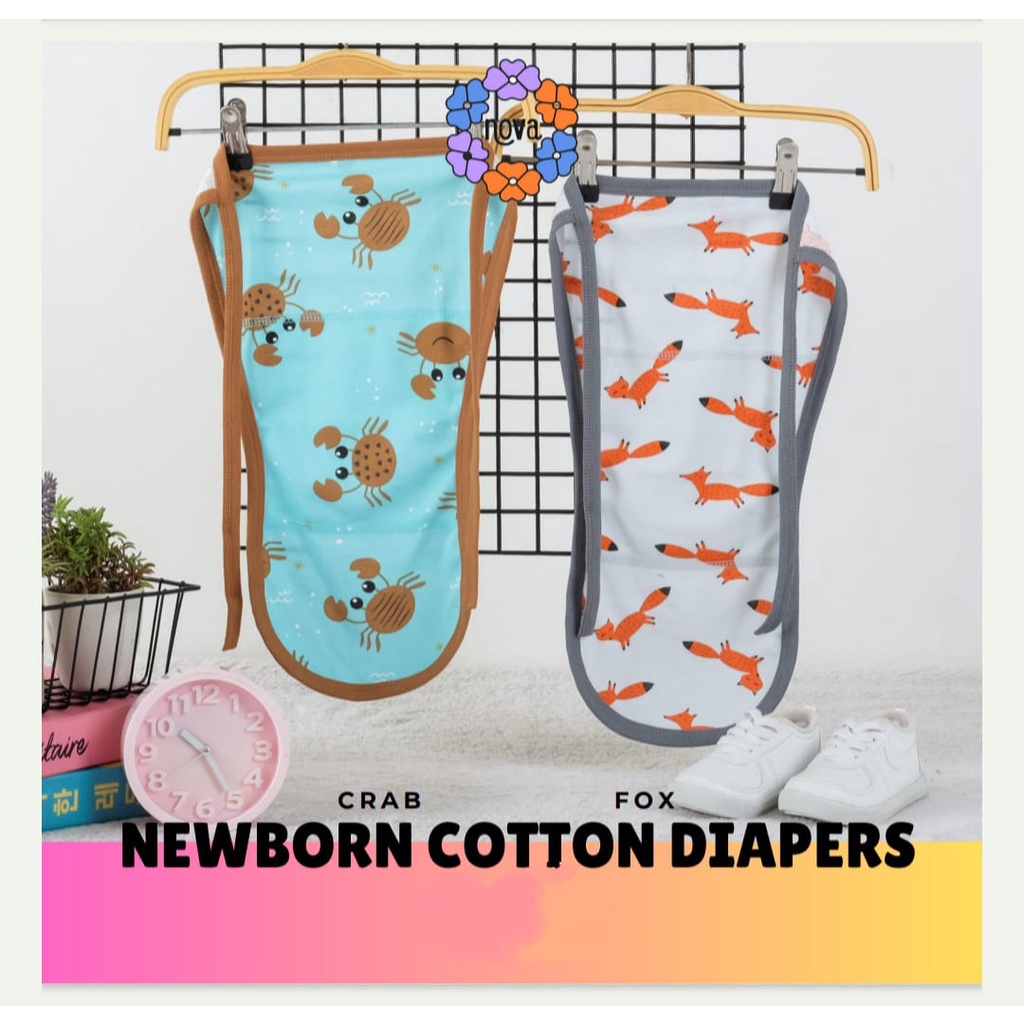 Nova Popok Sleeveless Cotton Diapers Newborn