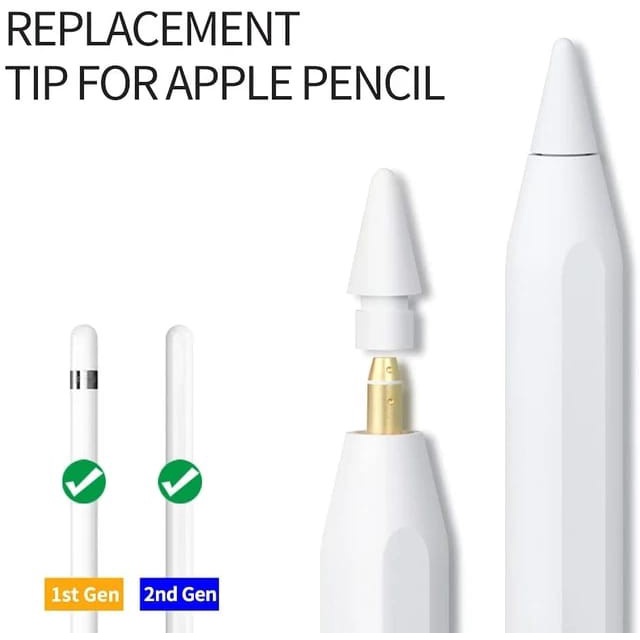 Nib Tip Replacement For Apple Pencil Gen 1 &amp; Gen 2