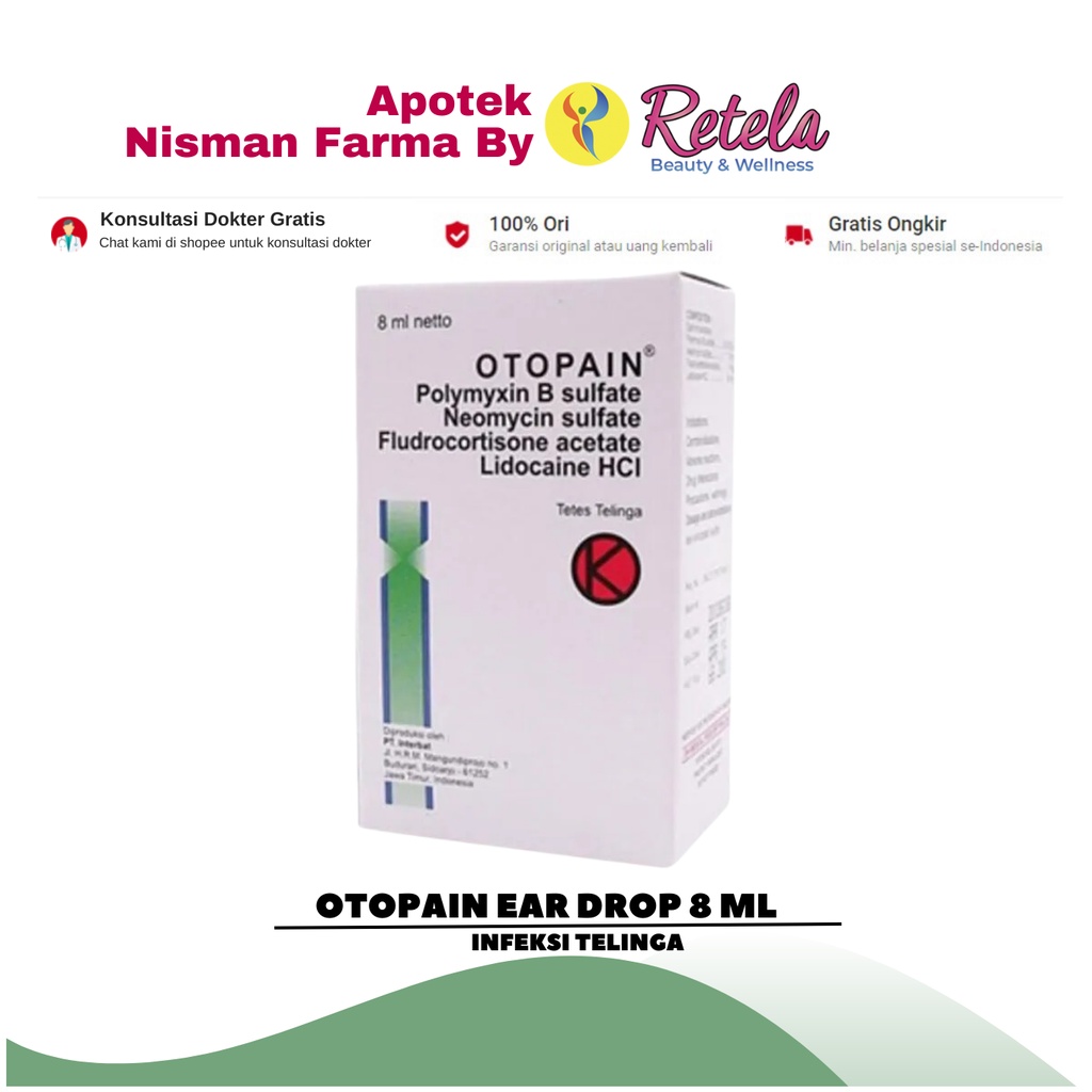 OTOPAIN EAR DROPS 8ML