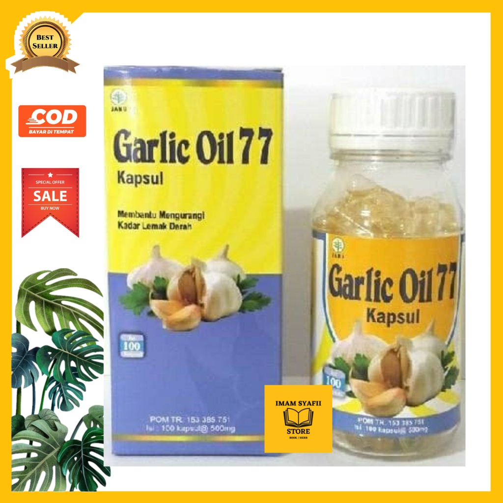 

kapsul garlic oil 77 isi 100